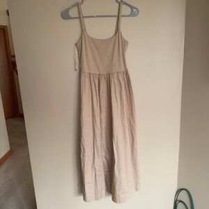 Old Navy Beige Maxi Dress